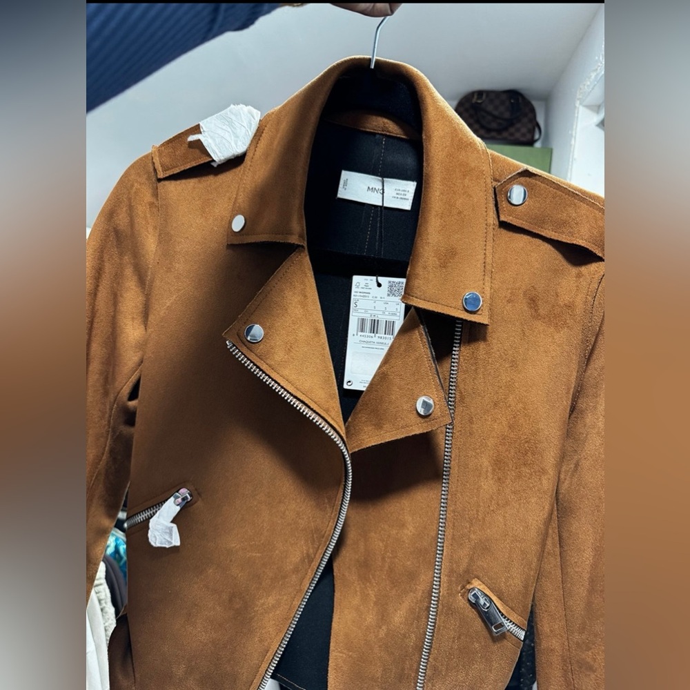 Mango Tan Suede Jacket